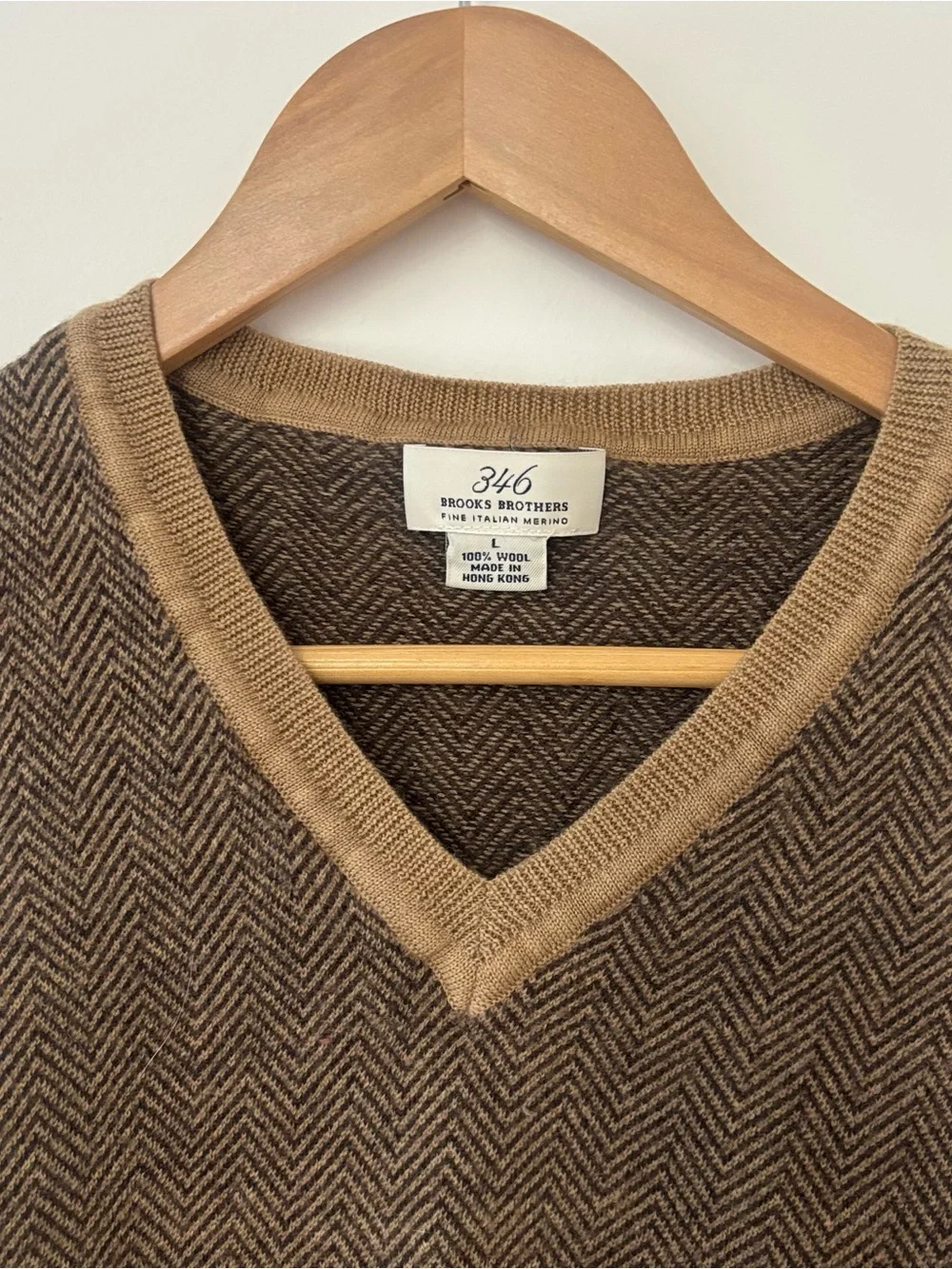 Brooks Brothers V-Neck Sweater Vest
